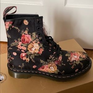 Dr. Marten Floral Combat Boots
